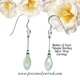 Mother of Pearl Tubular Sterling Drop Earrings