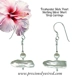 Pearl Stick White Sterling Short Drop Earrings