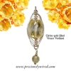 Citrine 14kt gold-fille..