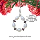 Garnet & Pearl Circle of Life Small Sterling Sil..