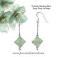 Prehnite Sterling Silver Drop Earrings