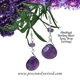Amethyst Sterling Silver Long Drop Earrings