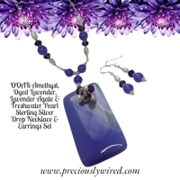 Amethyst, Lavender Jade, Pearl, L..