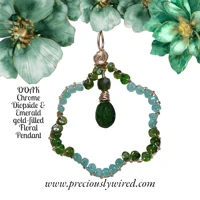 Chrome Diopside Emerald 14kt Yell..