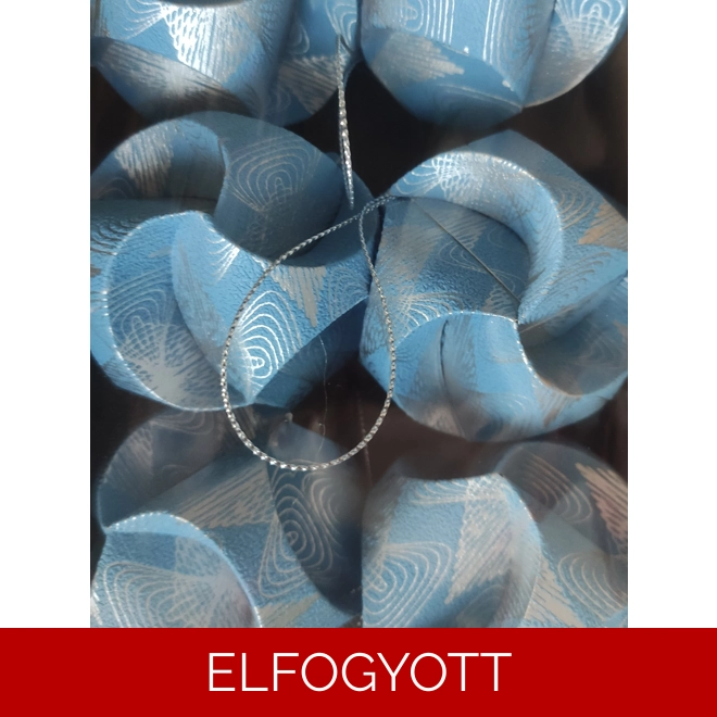 product Image for Kék ezüst gömb függődísz szett (6 db) CSG06001