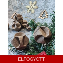 Csillogós drapp gömb függődísz szett (8 db) CSG08007