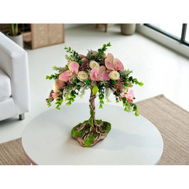 product Image for Pillangóorchideás életfa formájú asztaldísz