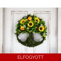 Életfa kopogtató napraforgókkal KPEF003