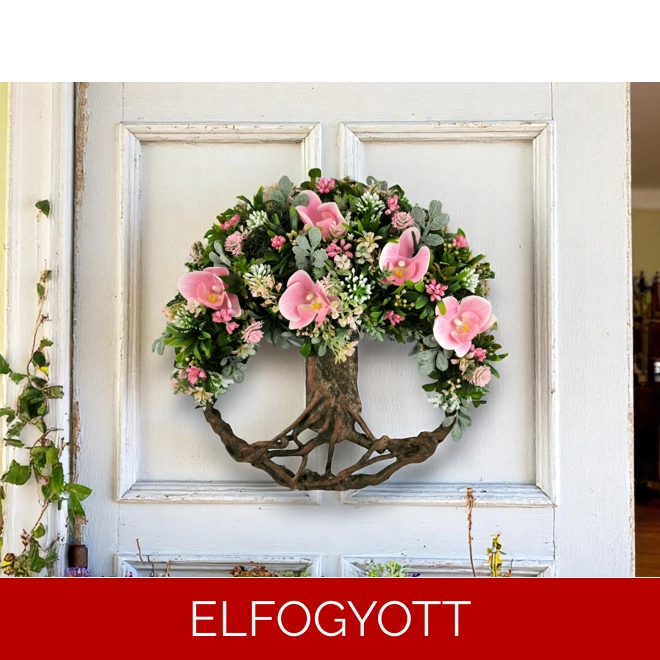 product Image for Életfa kopogtató rózsaszín orchideákkal KPEF005