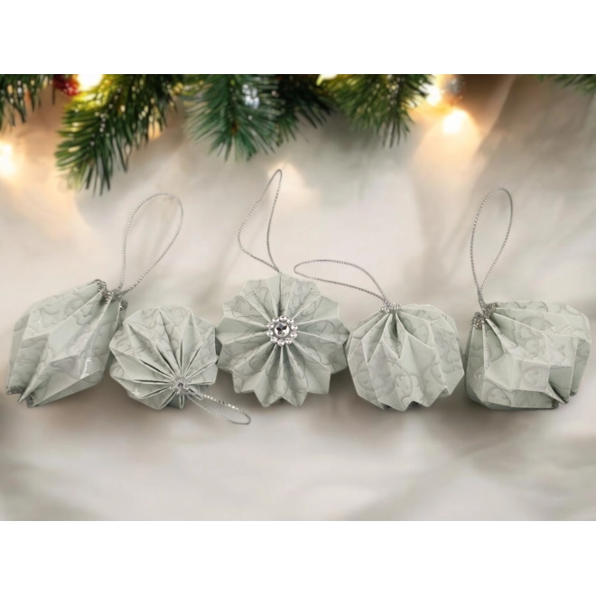 Additional Image for 6 darabos halvány púderkék színű karácsonyfadísz szett díszdobozban LNT06011