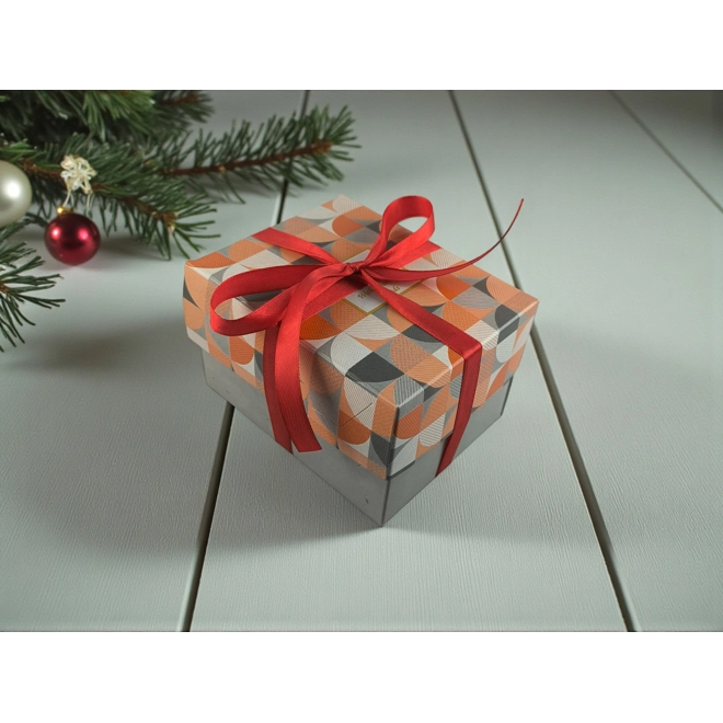 Additional Image for Kis fenyő formájú karácsonyfadísz türkiz és arany KF010