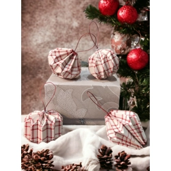 4 db-os ekrü, bordó szett díszdobozban LNT04014