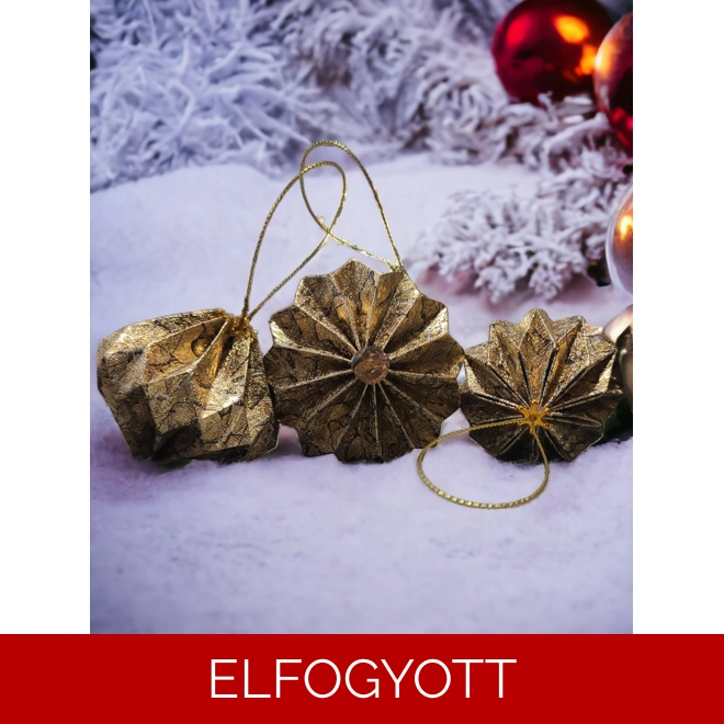 product Image for 10 darabos arany karácsonyfadísz szett LNTAR009