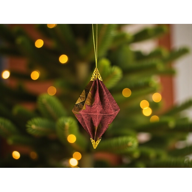 Additional Image for Karácsonyi ajándékbox válogatás meggypiros és óarany színben KGBX002