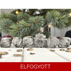 12 darabos ezüst színű karácsonyfadísz szett LNTEZ021