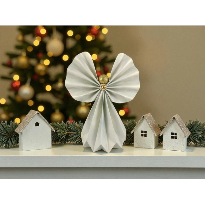 Additional Image for Óriás mentazöld papírangyalka polcdekoráció OPA51