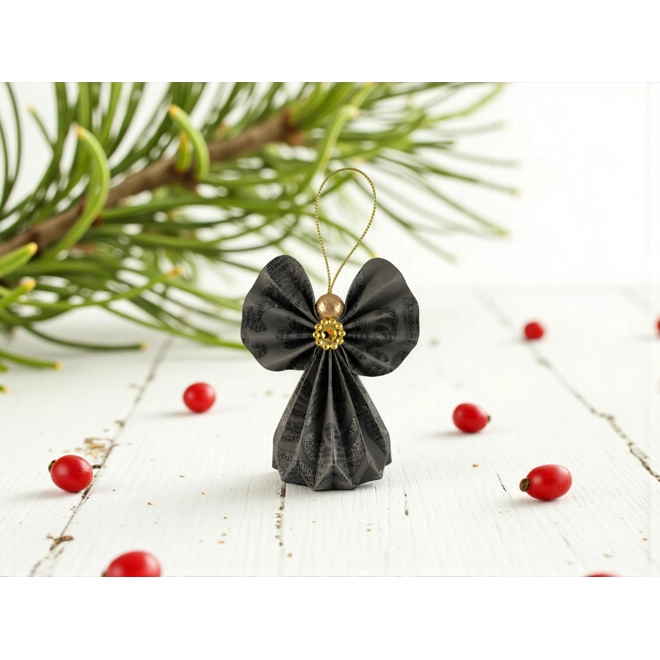 product Image for Fekete, arany színű papírangyalka PANAR0092