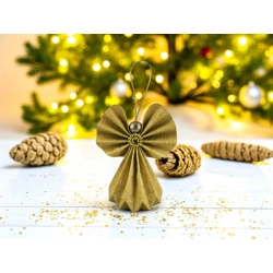 Arany színű papírangyalka PANAR0094