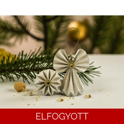 Halvány krémszínű papírangyalka PANAR0097