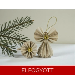 Ekrü, beige papírangyalka PANAR0109