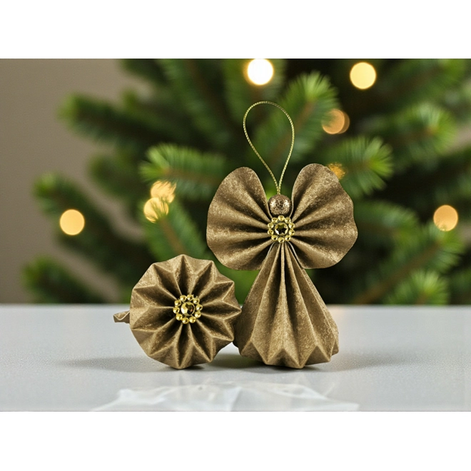 product Image for Arany papírangyalka függődísz PANAR0128