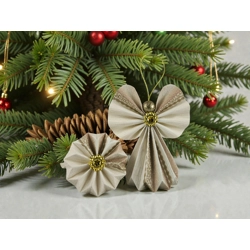 Fehér, barna papírangyalka függődísz PANAR0129