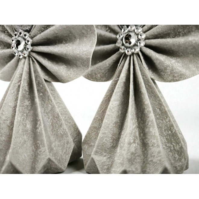 Additional Image for Ezüst papírangyalka függődísz PANEZ0088