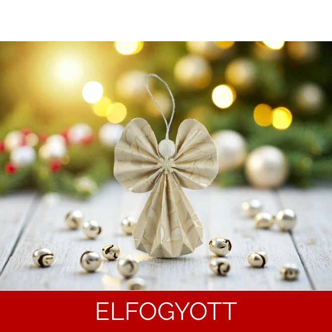 product Image for Ekrü, halváybarack papírangyalka PANFH012