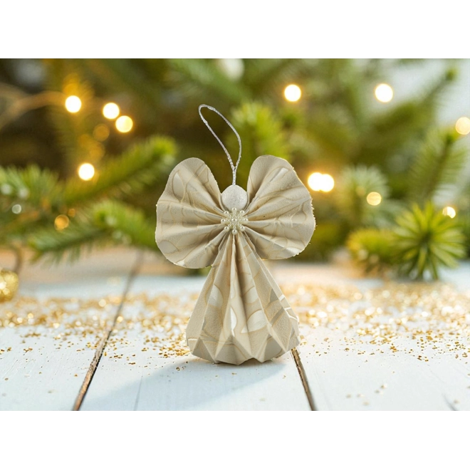 Additional Image for Ekrü, halváybarack papírangyalka PANFH012