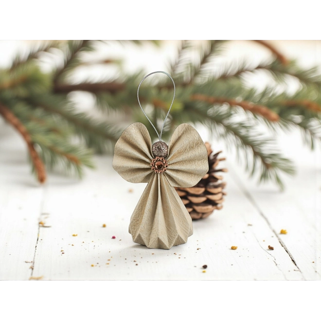 Additional Image for Barackszínű, rosegold papírangyalka PANRG003