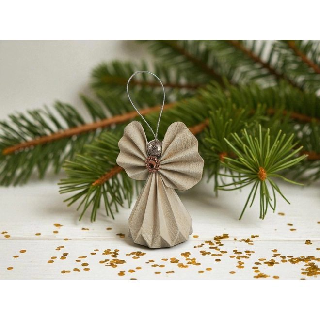 Additional Image for Barackszínű, rosegold papírangyalka PANRG003