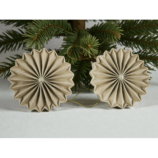 Additional Image for Ekrü rozetta függődísz szett ROZ2039