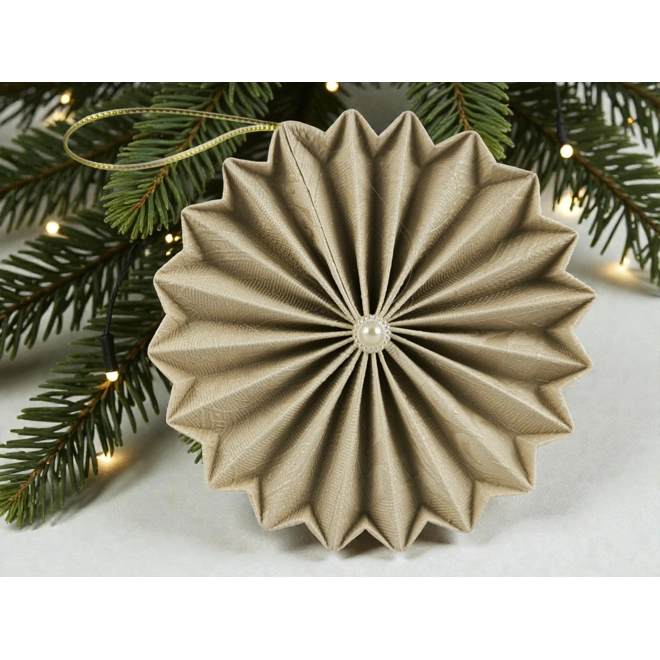 Additional Image for Ekrü rozetta függődísz szett ROZ2039