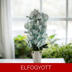 Nagyméretű kétszálas világoskék orchidea OR212KE