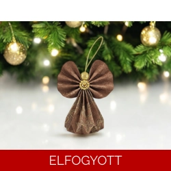 Barna, arany papírangyalka PANAR0074