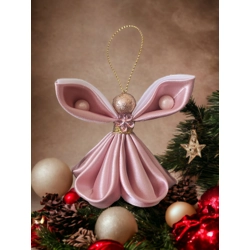 Rosegold szatén angyal