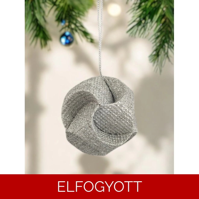 product Image for 4 darabos ezüst színű gömb karácsonyfadísz szett dobozban CSG04006