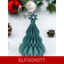 Csillogó türkiz fenyőfa form..