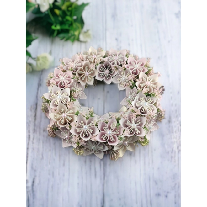 product Image for Púderrózsaszín cseresznyevirág ajtódísz KOPCSV05RS
