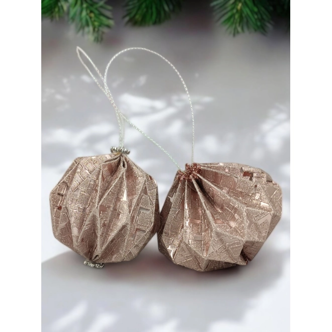 product Image for 12 darabos rosegold karácsonyfadísz szett LNTRS017