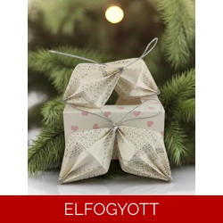 4 darabos fehér, ezüst karácsonyfadísz szett NLNT4007