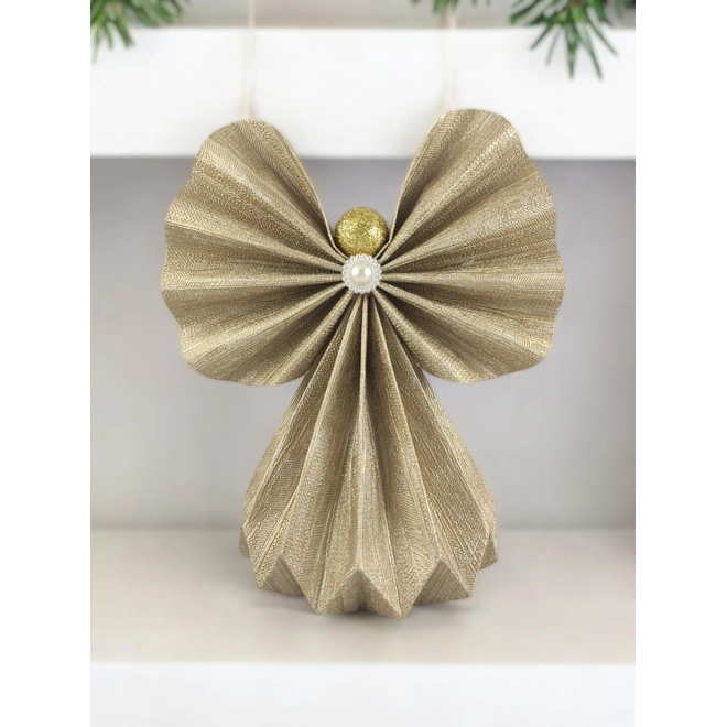 product Image for Óriás beige papírangyalka polcdekoráció OPA33