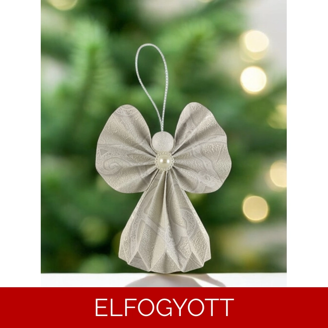 product Image for Fehér, ekrü papírangyalka PANFH008