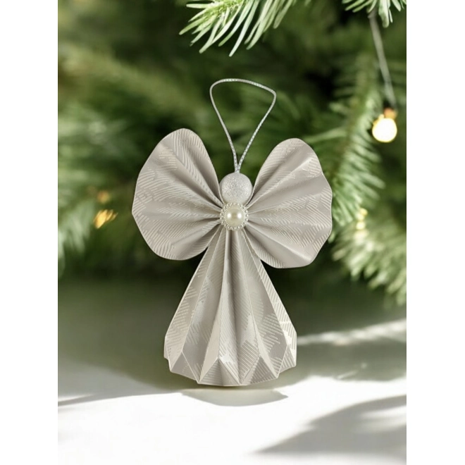 product Image for Fehér, ekrü papírangyalka PANFH011