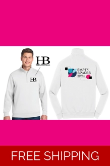 Empty Spaces 1/4 zip sweatshirt