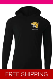 HHS basketball hooded tee
