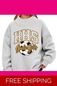 HHS Goalie Girls mockneck