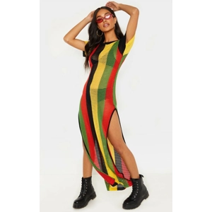 Rasta Crochet Mesh Maxi Dress Cover Up – Boho Reggae Festi..