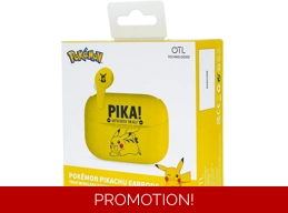 OTL Technologies Pokemon Pikachu Wireless Earphones with Charging Case Yellow
