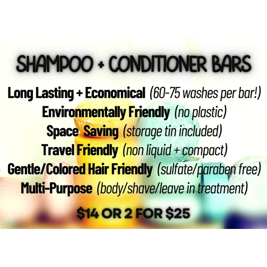 shampoo + conditioner.